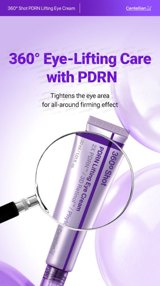 360º Shot PDRN Lifting Eye Cream 2pcs Bundle Set