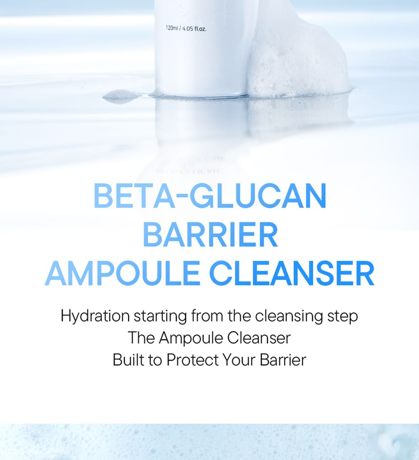 Beta-Glucan Barrier Ampoule Cleanser
