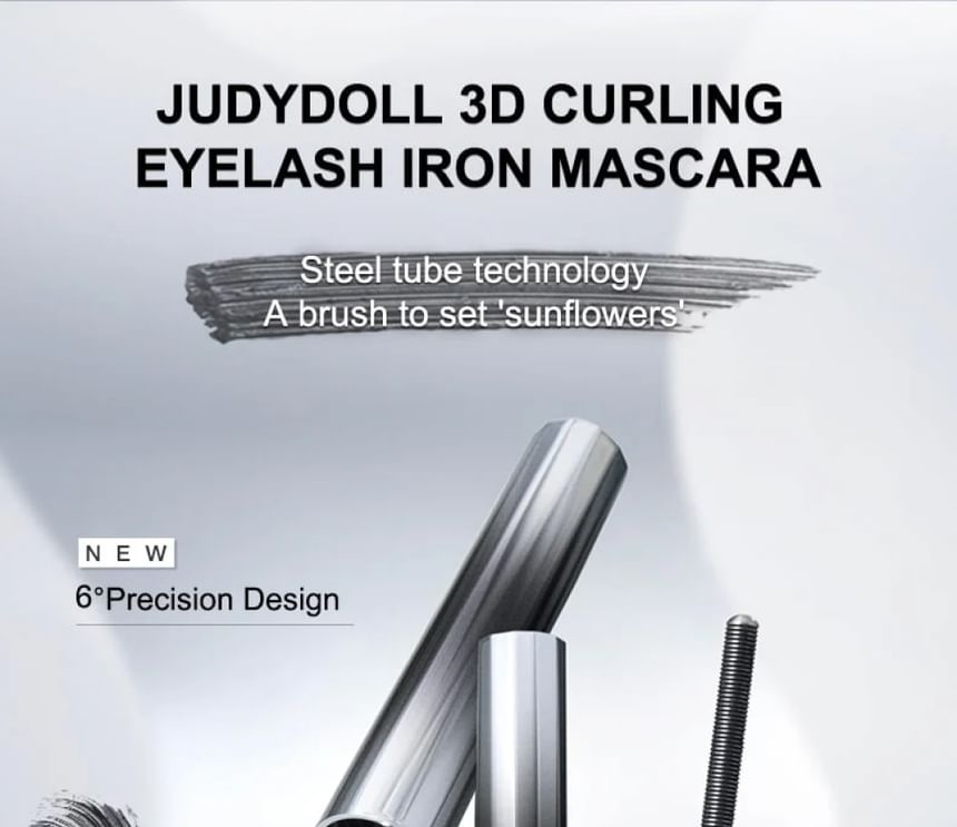 3D Curling Eyelash Iron Mascara (0° Classic and 6° Curling Basic) - 4 Types