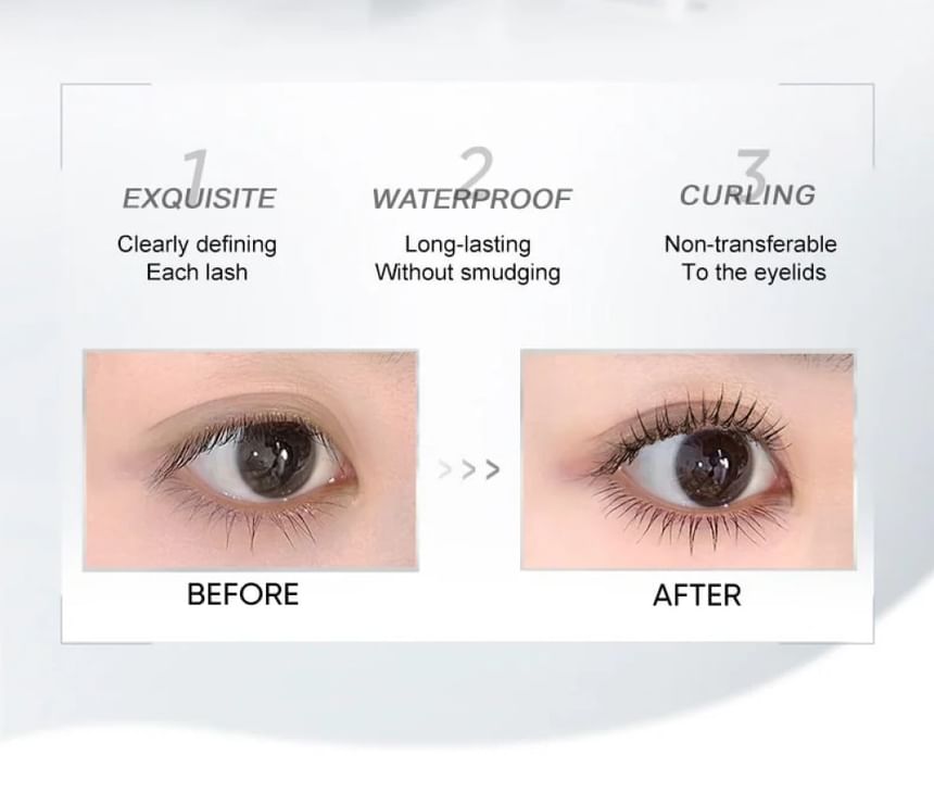 3D Curling Eyelash Iron Mascara (0° Classic and 6° Curling Basic) - 4 Types