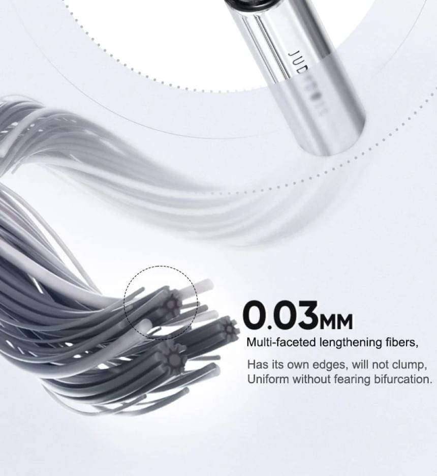 3D Curling Eyelash Iron Mascara (6° Curling Precision and Large Volume) - 6 Types