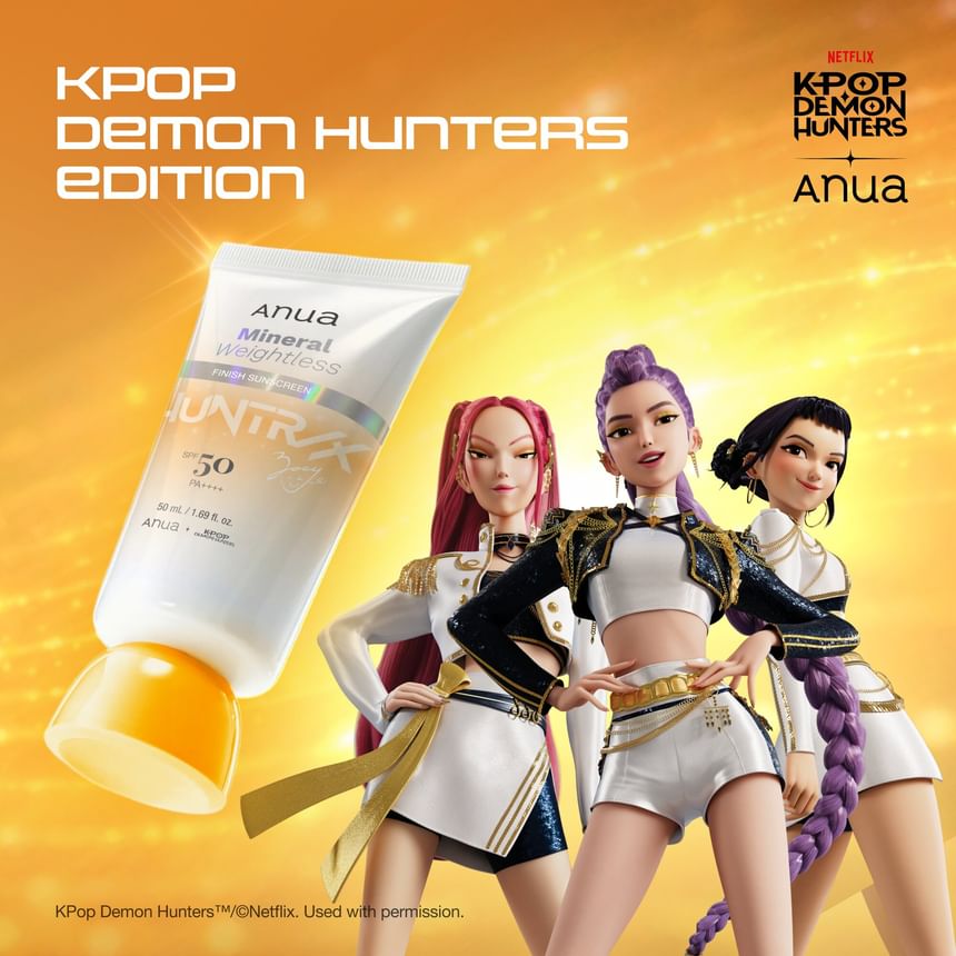 Mineral Weightless Finish Sunscreen Kpop Demon Hunters Collaboration