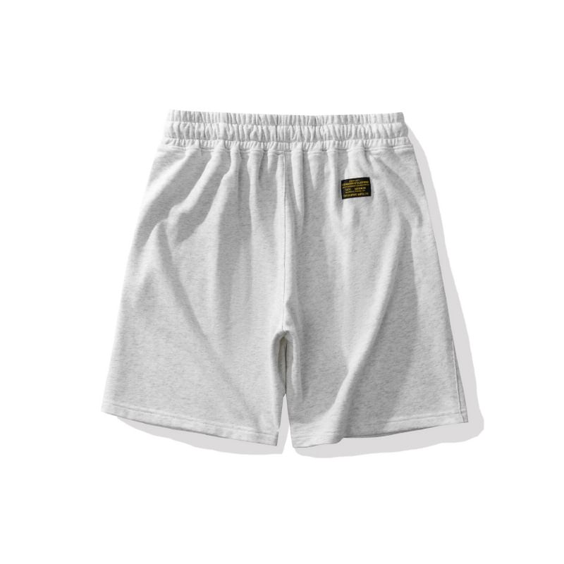 Drawstring Waist Plain Wide Leg Shorts