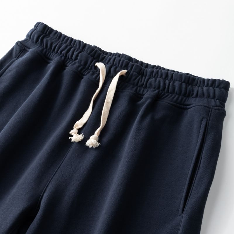 Drawstring Waist Plain Wide Leg Shorts