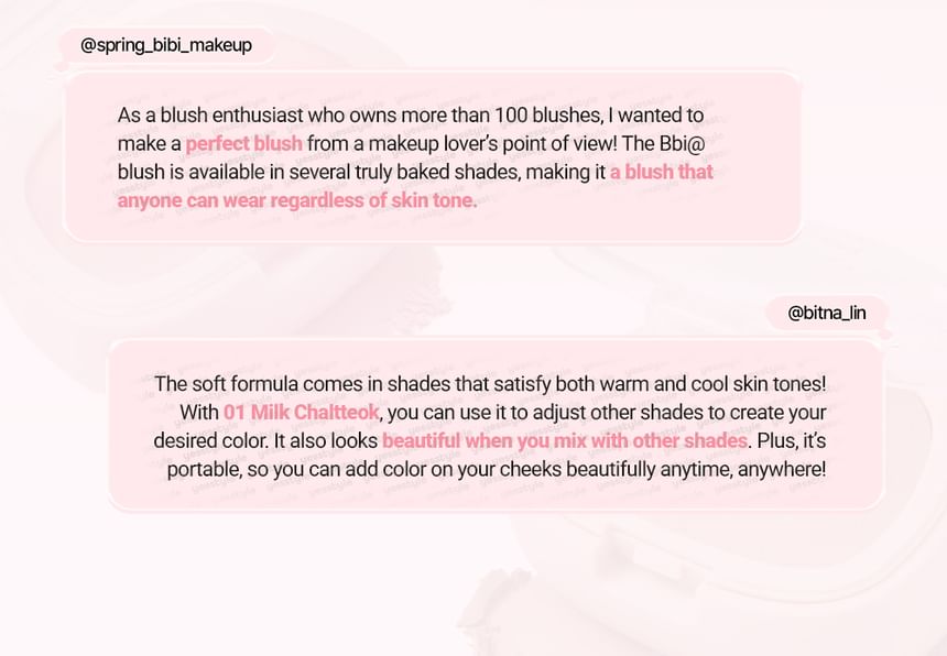 Chaltteok Blush - 8 Colors