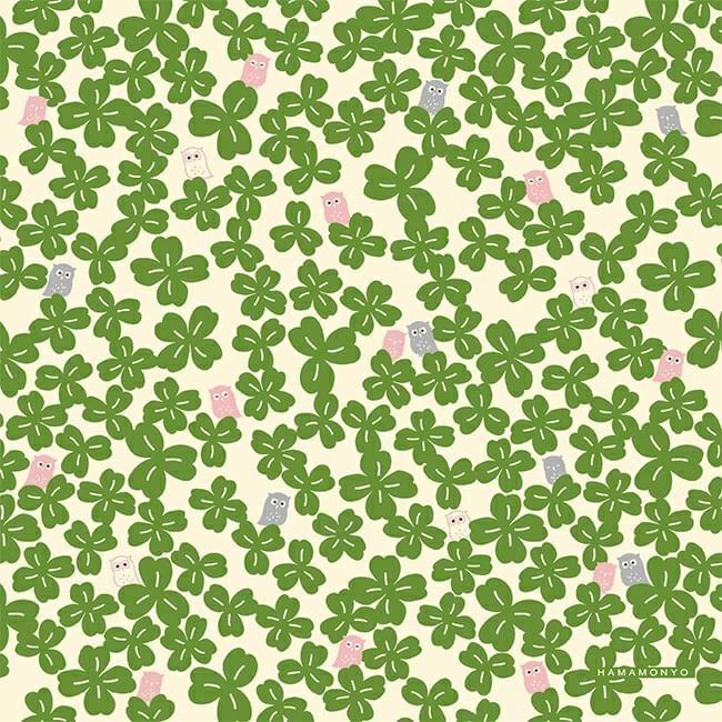 Clover & Owl Handkerchief