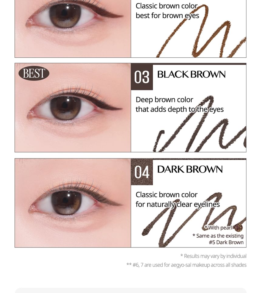 Sharp So Simple Waterproof Pencil Liner - 13 Colors 2pcs Bundle Set