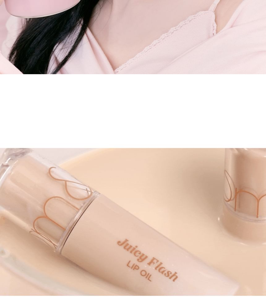 Juicy Flash Lip Oil Soy Milk Edition Special Set - 2 Types