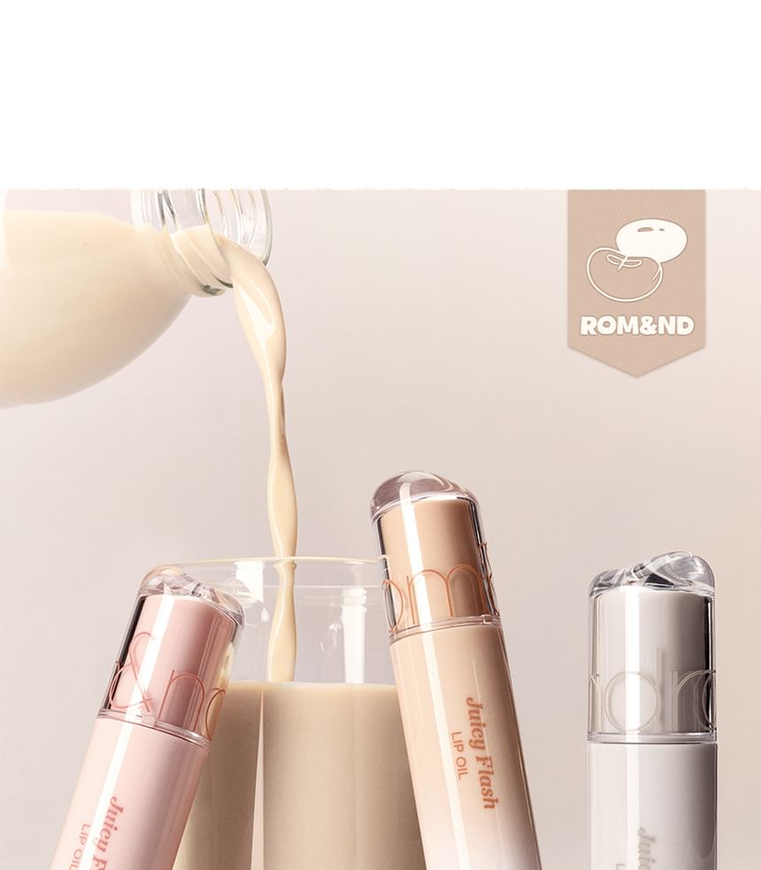 Juicy Flash Lip Oil Soy Milk Edition Special Set - 2 Types