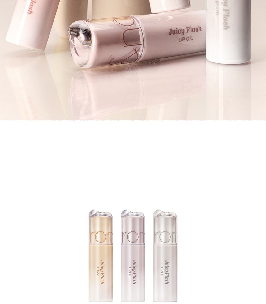 Juicy Flash Lip Oil Soy Milk Edition Special Set - 2 Types