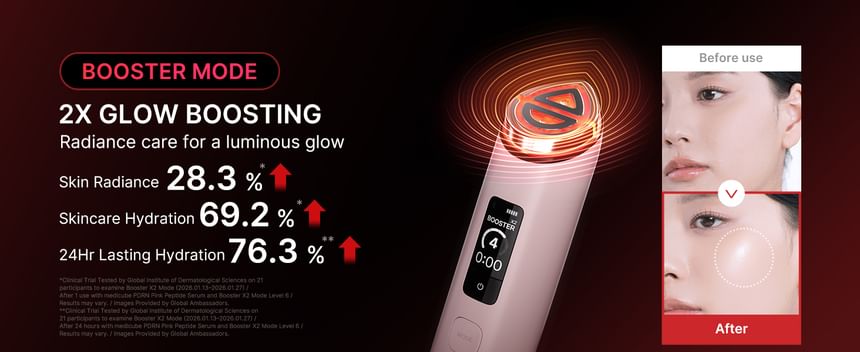 AGE-R Booster Pro X2 Pink