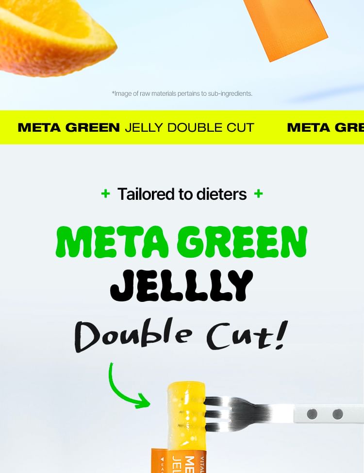 Meta Green Jelly Double Cut