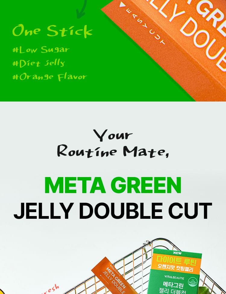Meta Green Jelly Double Cut