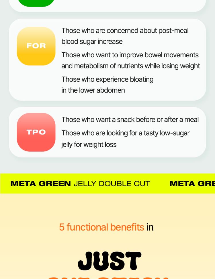 Meta Green Jelly Double Cut