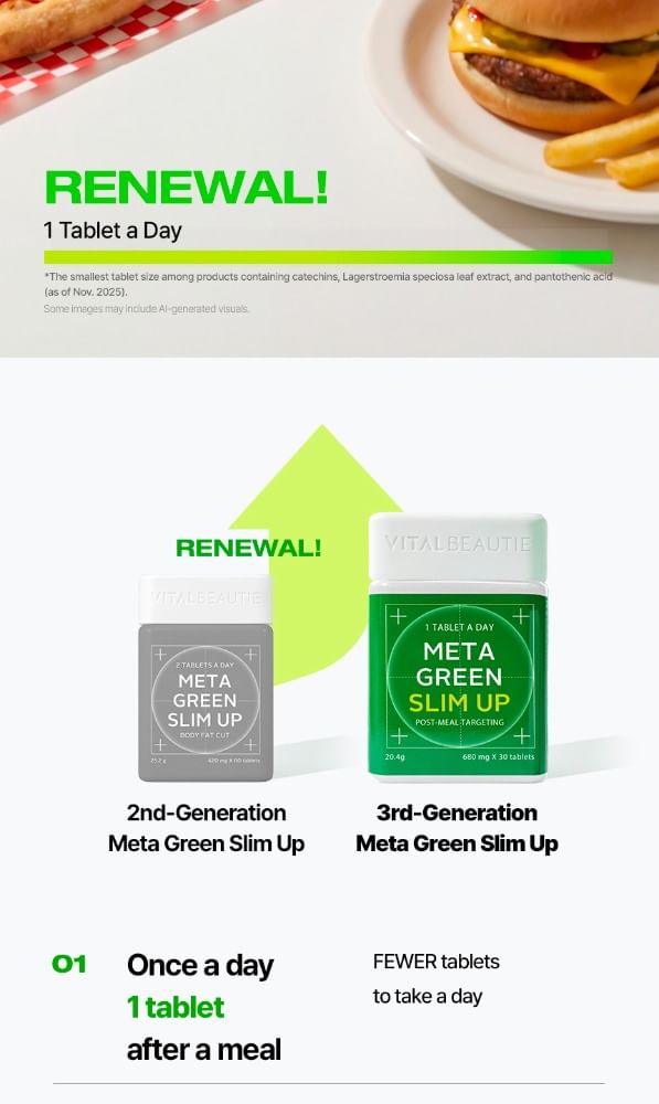 Meta Green Slim Up Refill Only