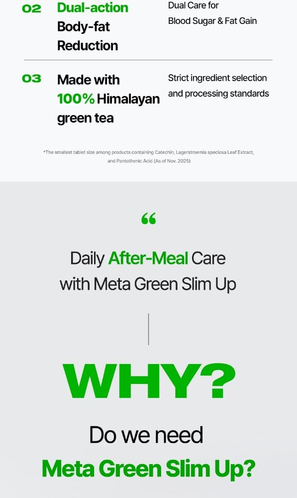 Meta Green Slim Up Refill Only 2pcs Bundle Set