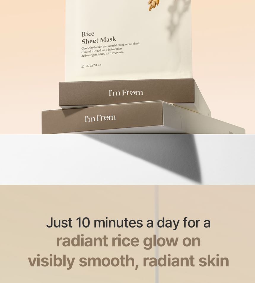 Rice Sheet Mask Set