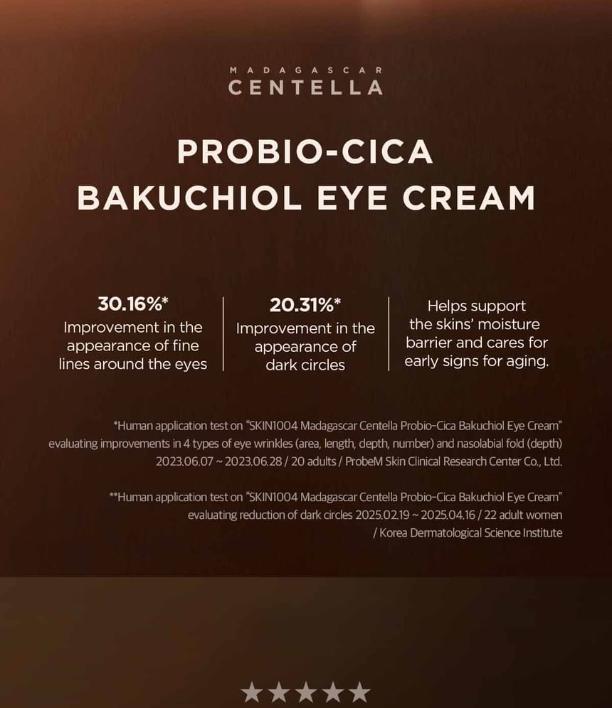 Madagascar Centella Probio-Cica Bakuchiol Eye Cream 2pcs Bundle Set