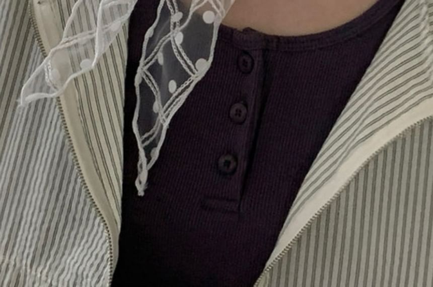 Lace Polka Dot Twilly