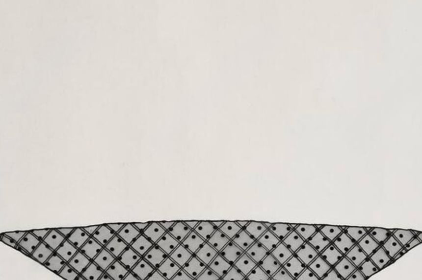 Lace Polka Dot Twilly