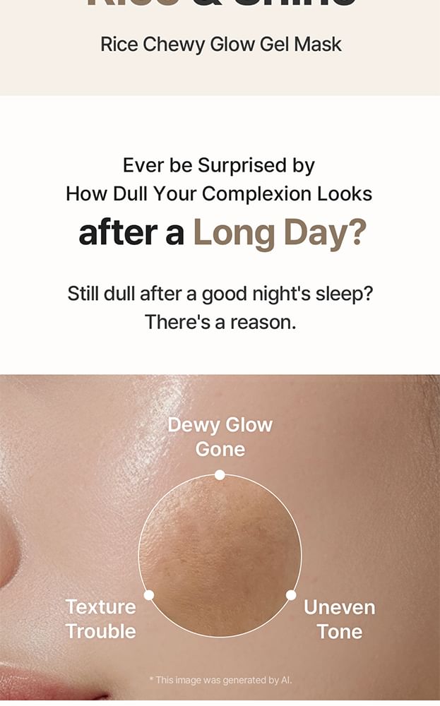 Rice Chewy Glow Gel Mask Set