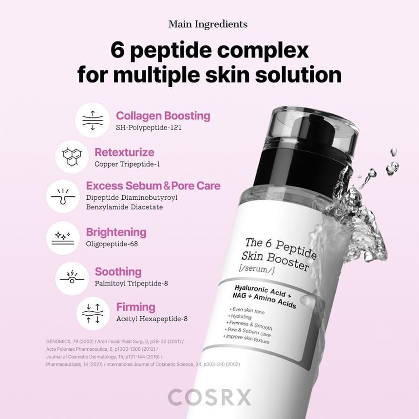 The 6 Peptide Skin Booster