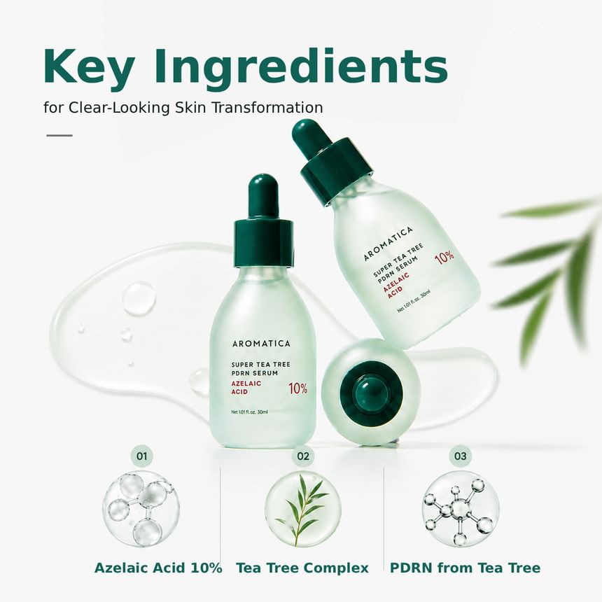 Super Tea Tree Azelaic Acid PDRN Serum 2pcs Bundle Set