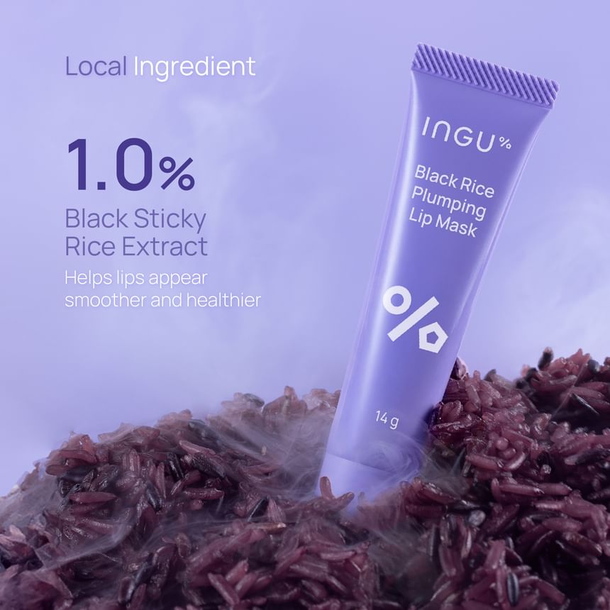 Black Rice Plumping Lip Mask