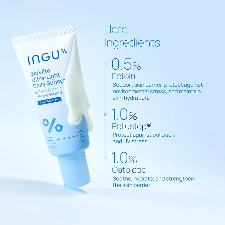 BluVlite Ultra-Light Daily Sunscreen SPF 50 PA++++ + Biome Balance Jumbo