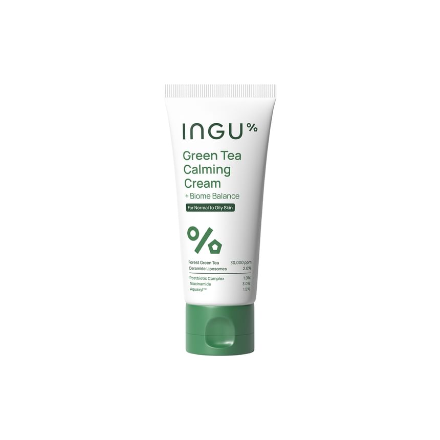 Green Tea Calming Cream + Biome Balance For Normal To Oily Skin 2pcs Bundle Set