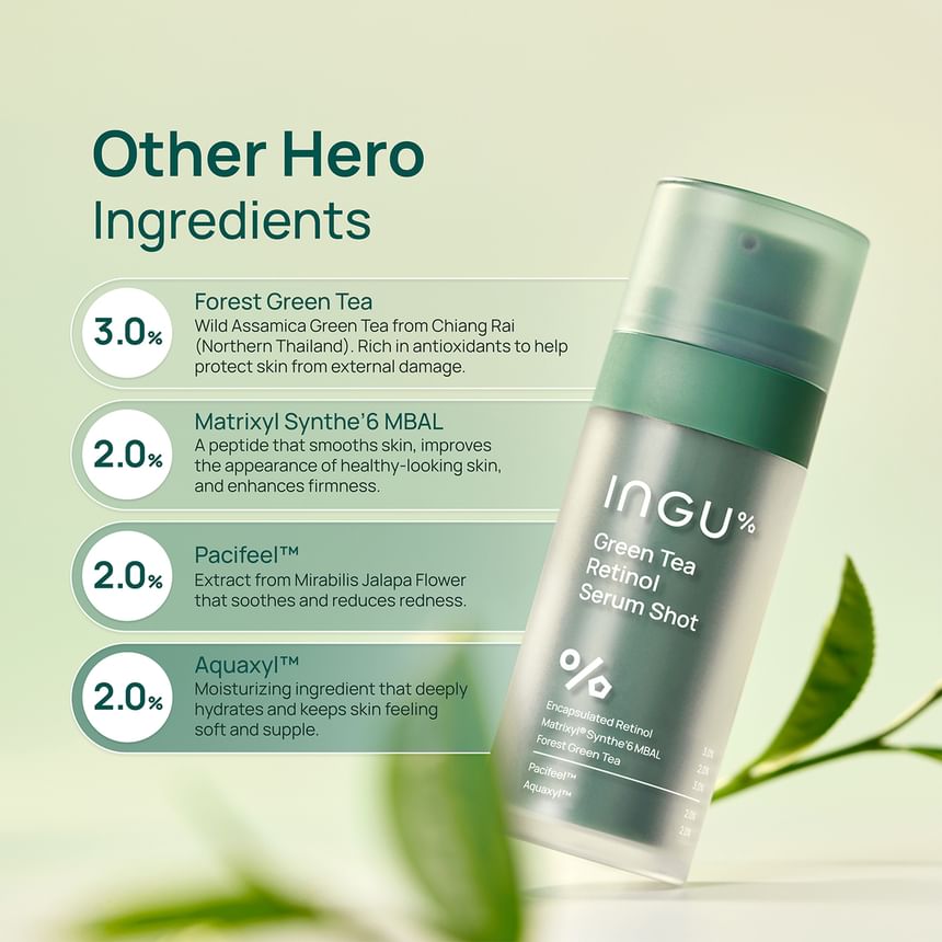 Green Tea Retinol Serum Shot