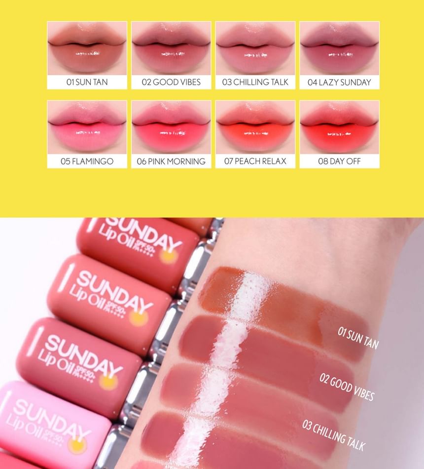 Sunday Lip Oil SPF 50+ PA++++