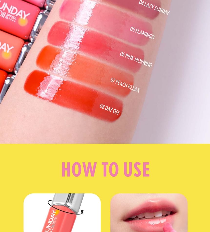 Sunday Lip Oil SPF 50+ PA++++