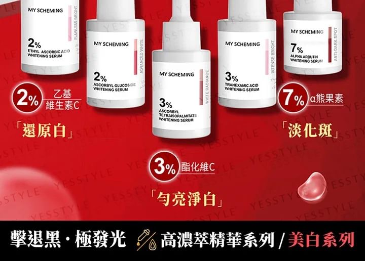 7% Alpha Arbutin Whitening Serum 2pcs Bundle Set