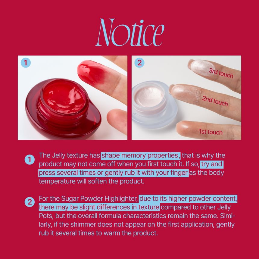 Lip&Cheek Glowy Jelly Pot - 19 Colors