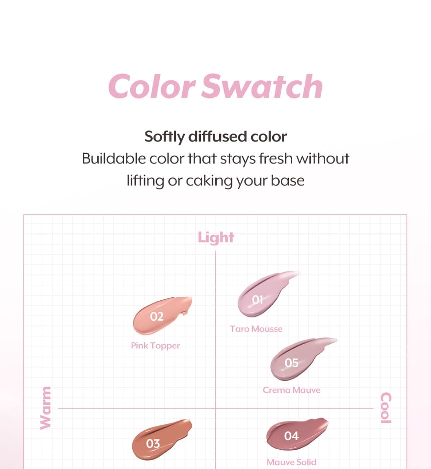 Mousse Care Cheek - 6 Colors