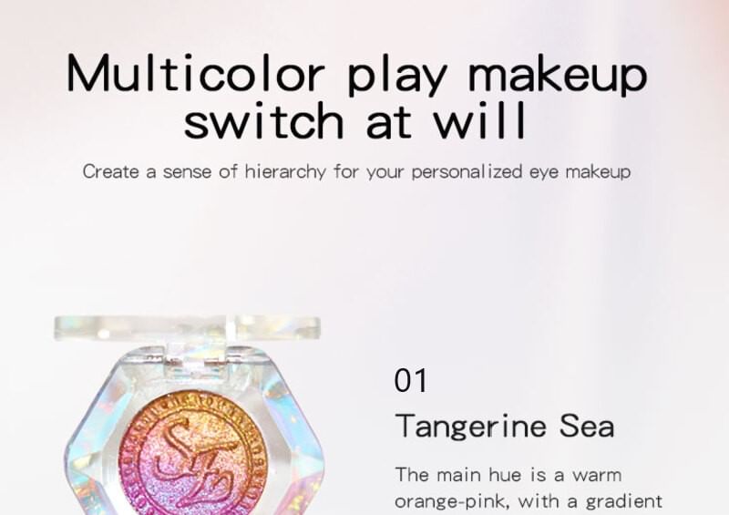 3-Color Gradient Series Chameleon 2-in-1 Blush & Highlighter - 5 Types