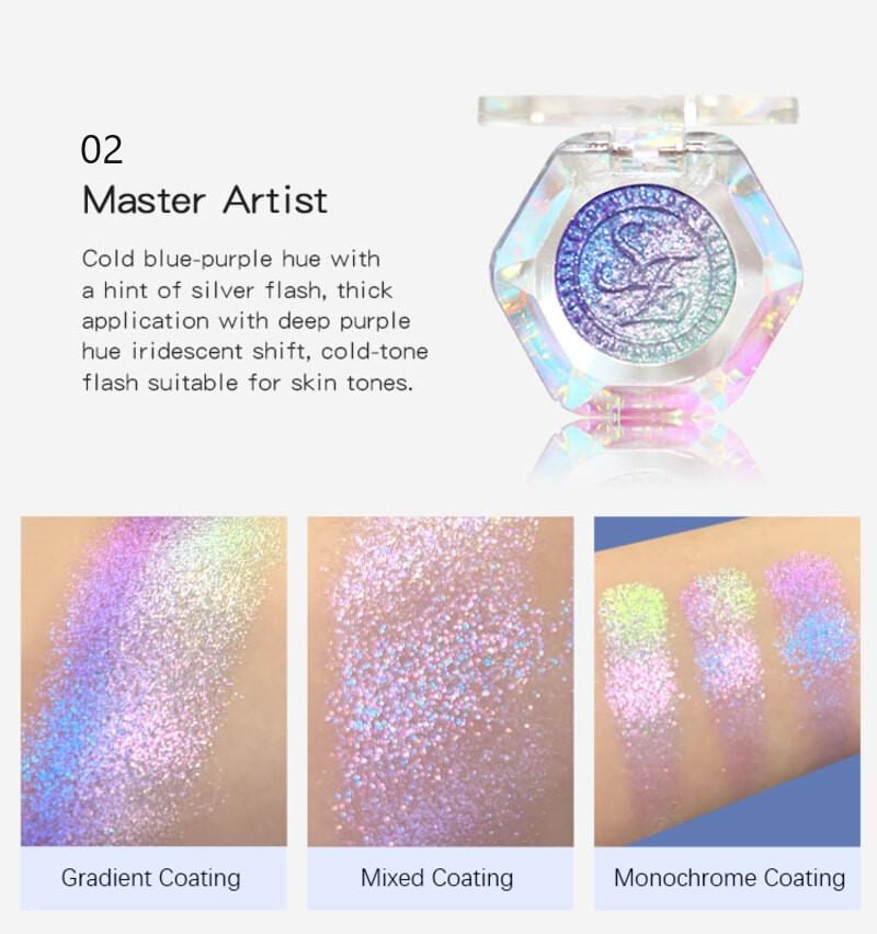 3-Color Gradient Series Chameleon 2-in-1 Blush & Highlighter - 5 Types