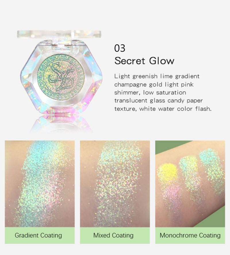 3-Color Gradient Series Chameleon 2-in-1 Blush & Highlighter - 5 Types