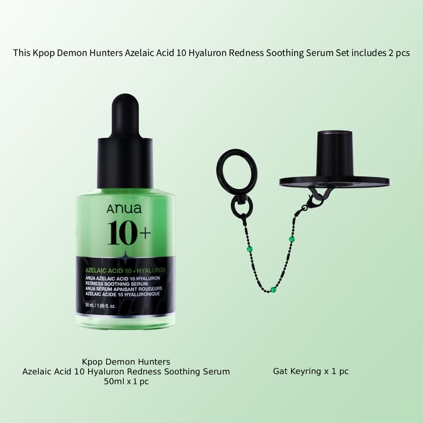 Azelaic Acid 10 Hyaluron Redness Soothing Serum Set Kpop Demon Hunters Collaboration
