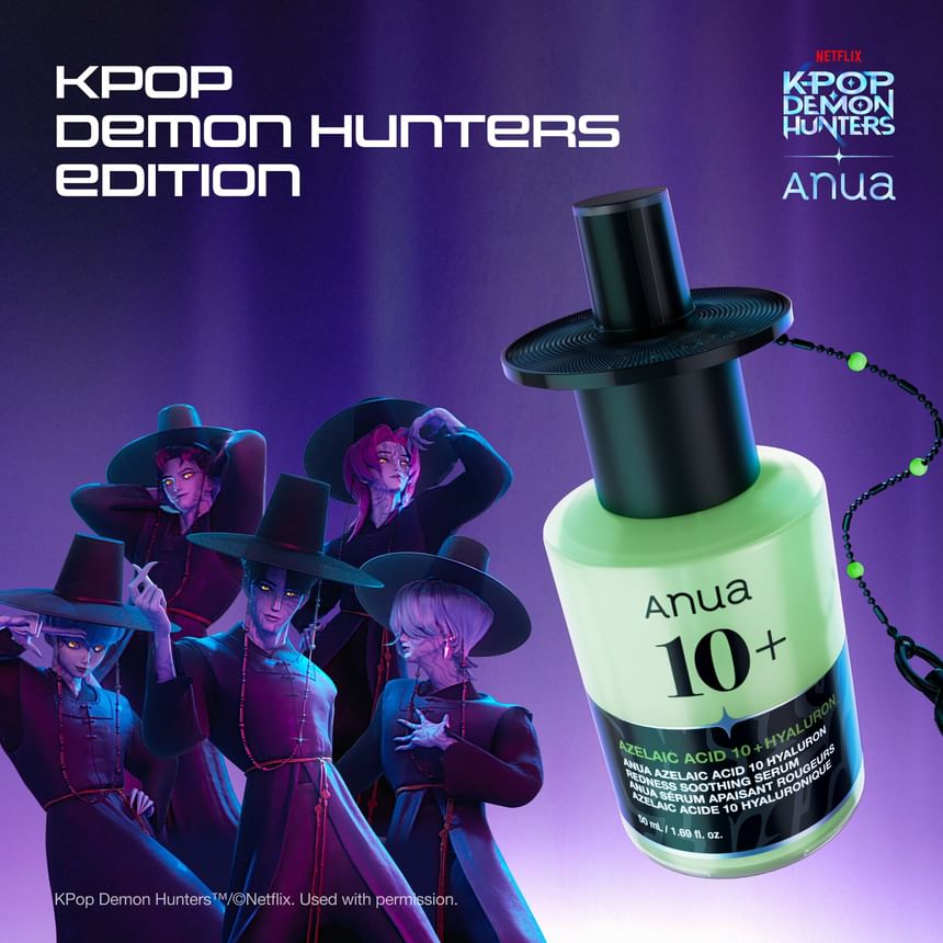 Azelaic Acid 10 Hyaluron Redness Soothing Serum Set Kpop Demon Hunters Collaboration