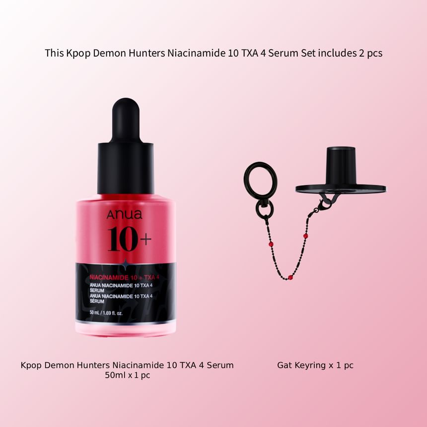 Niacinamide 10 TXA 4 Serum Set Kpop Demon Hunters Collaboration 2pcs Bundle Set