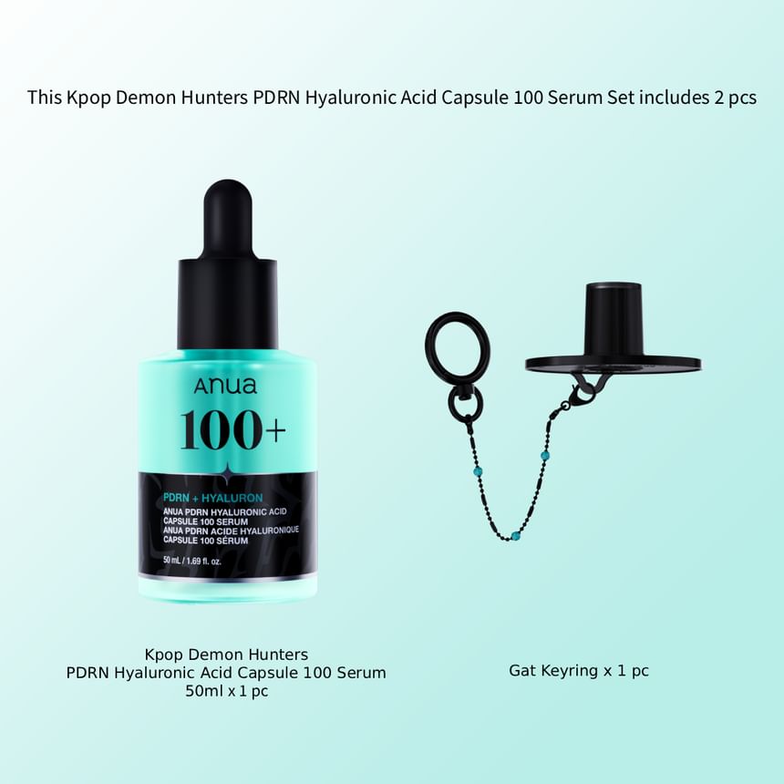 PDRN Hyaluronic Acid Capsule 100 Serum Set Kpop Demon Hunters Collaboration