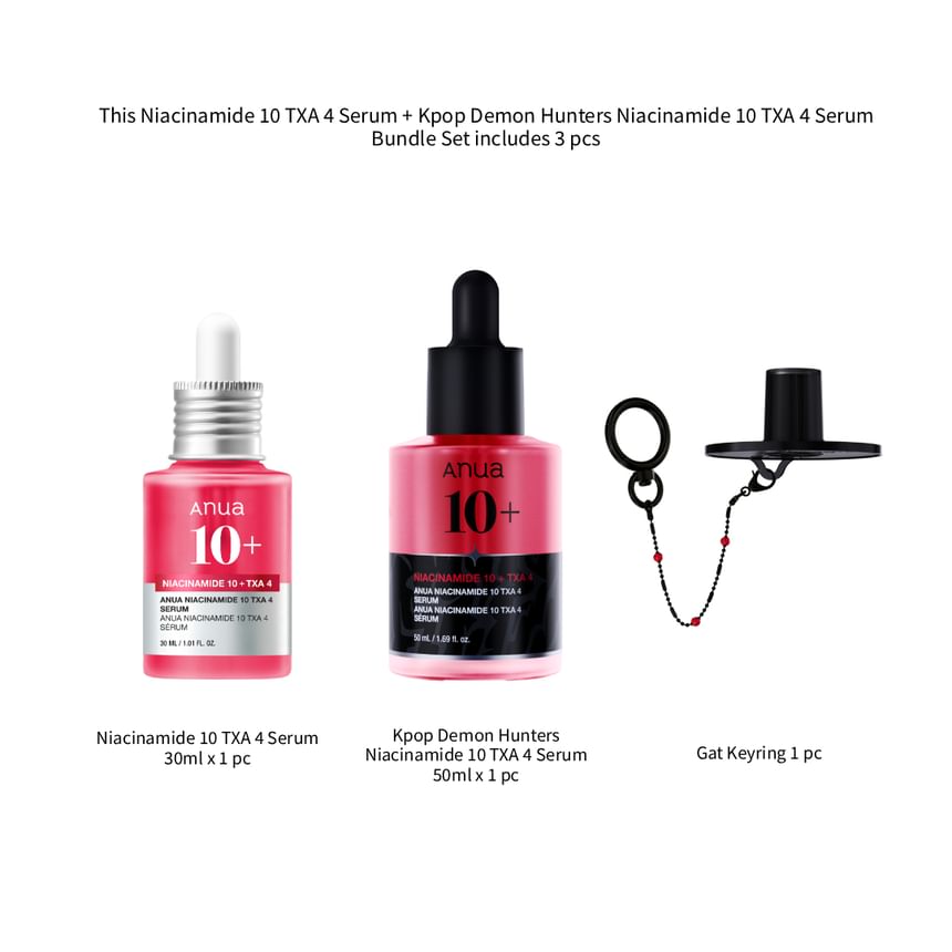 Bundle: Niacinamide 10 TXA 4 Serum + Niacinamide 10 TXA 4 Serum Set Kpop Demon Hunters Collaboration