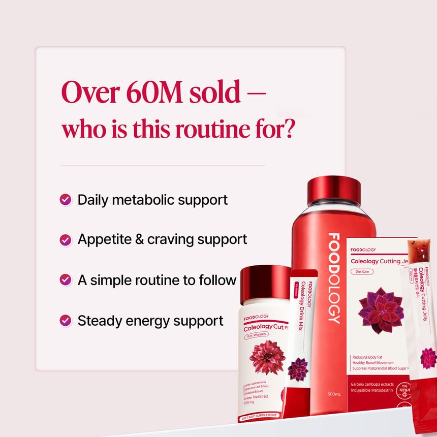 Bundle: Coleology Cut PRO + Coleology Cutting Jelly + Coleology Drink Mix Pro