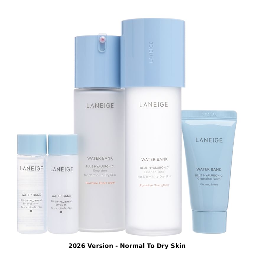 Water Bank Blue Hyaluronic 2-Step Essential Set - 2 Types