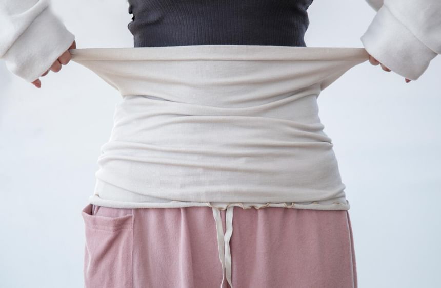 Ultra-thin Thermal Belly Warmer Charcoal