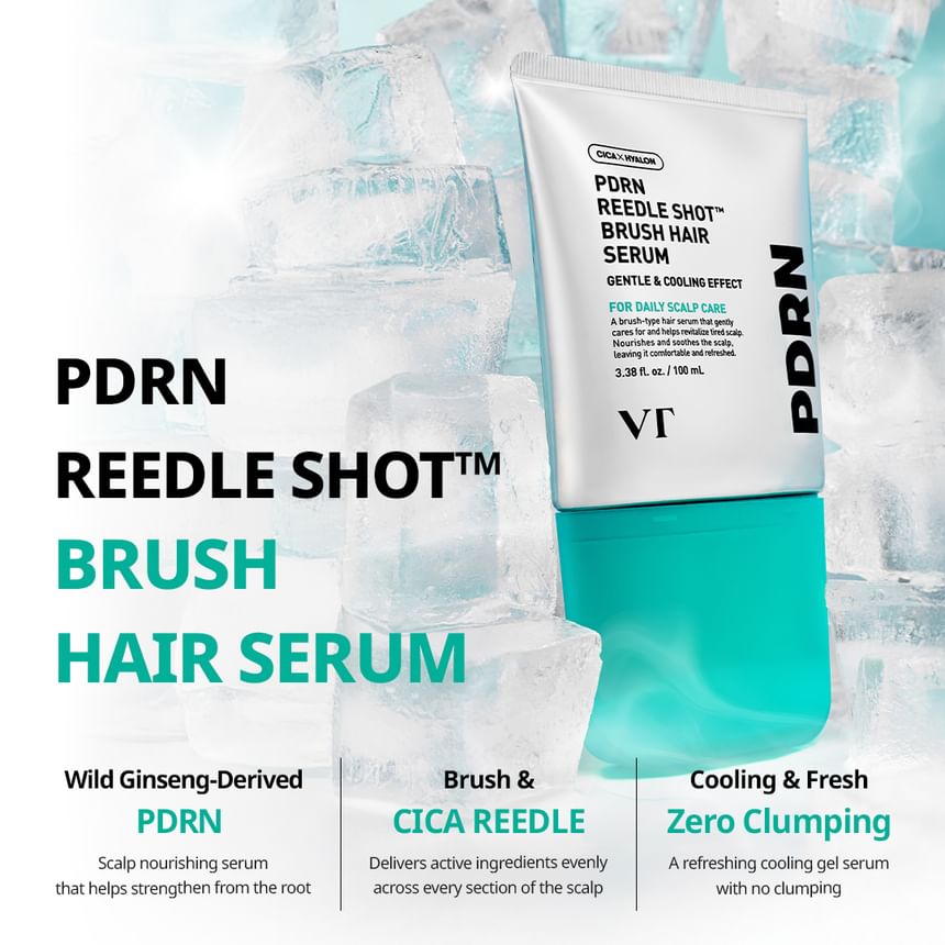 PDRN Reedle Shot Brush Hair Serum