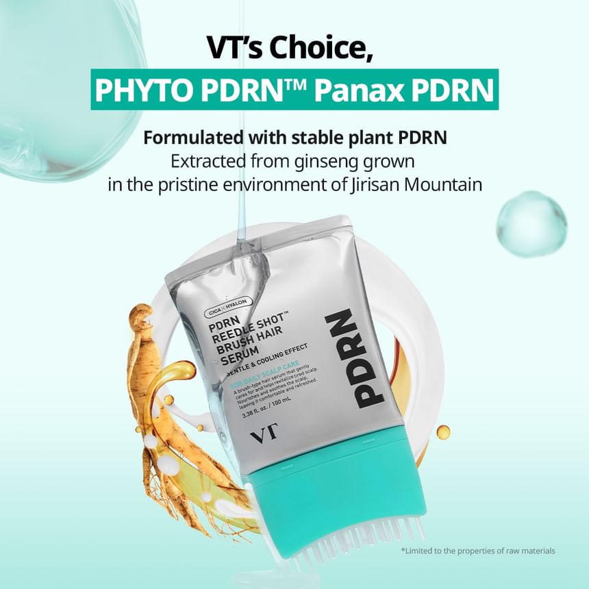 PDRN Reedle Shot Brush Hair Serum