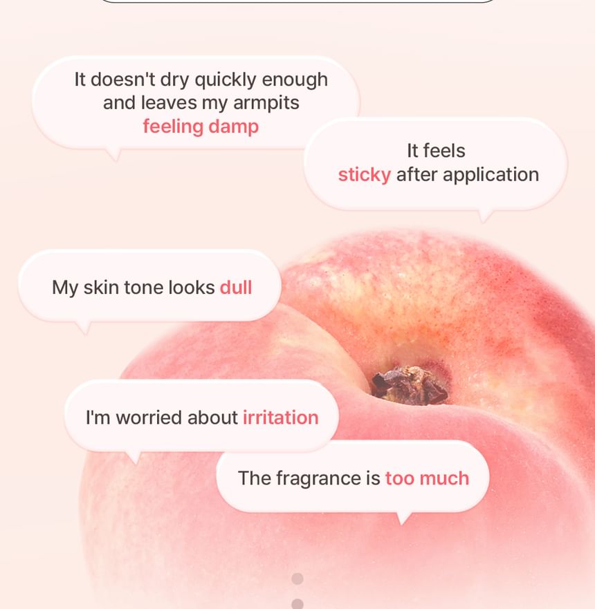 Peach Deo Tone-Up Cream 2pcs Bundle Set